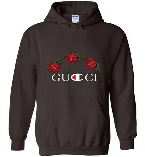 gucci champion hoodie small|Gucci hoodie reflective.